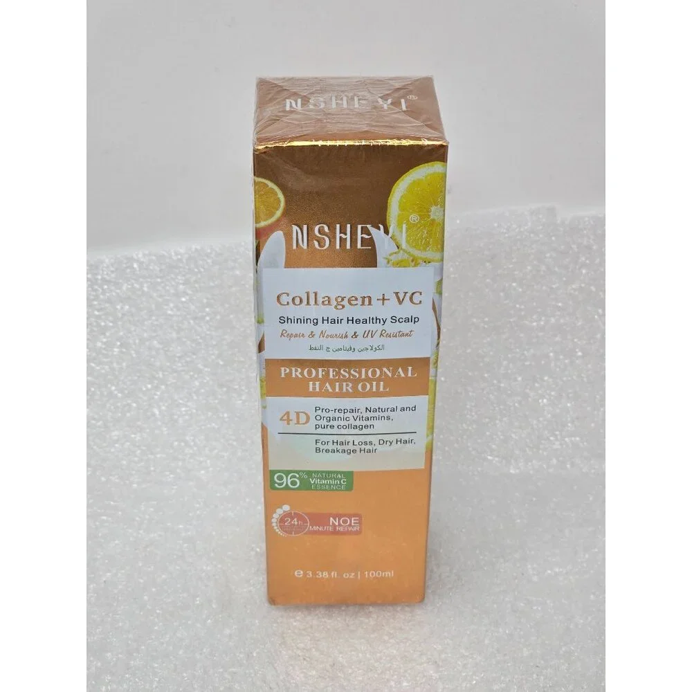 Nsheyi Collagen+VC Professional Hair Oil 100ml Shining Hair Healthy Scalp Repair